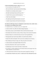 REWRITE SENTENES CLASS 10