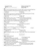 kiem tra 1 tiet hoa 10