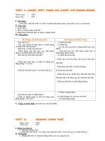 GIÁO ÁN VẬT LÝ 11 (MỚI)