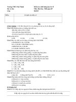 10 đề trắc nghiệm hóa 9