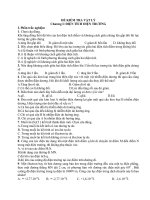 đề kiểm tra chương I