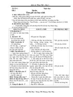 Giáo án Tiếng Việt tuần 1-4