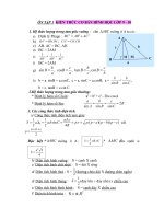 Hệ thức cơ bản 9-10