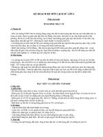 Kế hoạch bộ môn sử 6