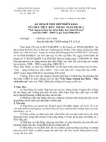 Kế hoạch phối hợp XDTHTT - HSTC