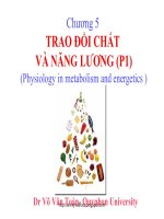 TRAO ĐỔI CHẤT VÀ NANG LUONG P1