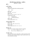 Thư viện đề kt toán khối 6