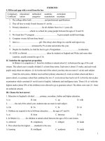 bài tập từ vựng 12