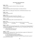 Đề HSG Sinh 9 ( Vĩnh Linh )