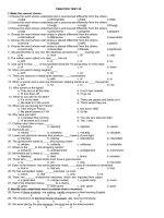  Đề kiểm tra tiếng anh lớp 12 số 25