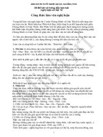 50 Đề thực hành nghị luận xã hội