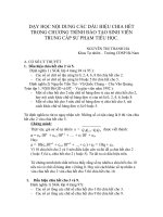 Chuyên đề Các dấu hiệu chia hết