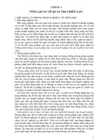 Quản trị chiến lược Chuong 1, 3, 4,5,6 