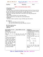 hóa học 9 cả năm 3 cột dạy theo phương pháp mới nhất