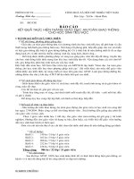 Bao cao ket qua thang ATGT