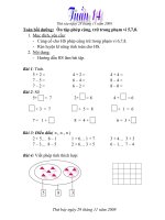 GA BUOI 2 LOP 1 TUAN 14