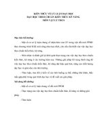 chuẩn kiến thức kỹ năng môn Vật Lý