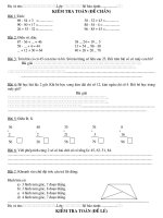 De thi HK_II_Toan 4de  on thi cuoi hoc hoc ki 2.doc
