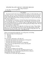 ĐỀ KT GHKI - TIẾNG VIỆT 5