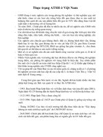 Thực trạng ATSH ở Việt Nam