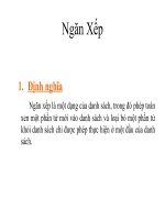 cấu trúc dữ liệu và giải thuật stack