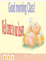 Unit 3- Getting started- Listen and read