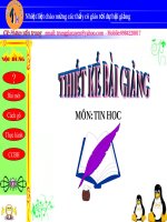 HỘI GIẢNG HUYỆN MÔN TIN HỌC