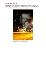 Đêm Singapore huyền ảo