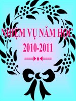NHIỆM VỤ NĂM HỌC 2010-2011