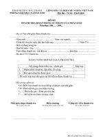 Hồ sơ thanh tra SP nhà giáo