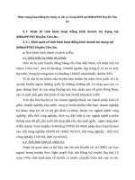 Thực trạng hoạt động tín dụng và rủi ro trong hđTd tại NHNoPTNT Huyện Tiên Du