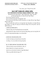 Qui chế thăm hỏi