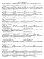 BT Phản ứng trao đổi ion