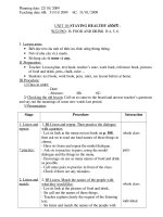 Giáo án tiếng anh 6