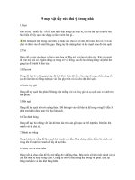 9 MẸO VẶT THÚ VỊ ĐỂ TẨY RỬA