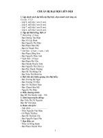 VĂN KIỆN ĐẠI HỘI LIÊN ĐỘI