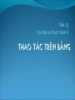 aaa Tiết 15. Thực hành