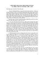 DIỄN VĂN KHAI MẠC HNGD XÃ TRIỆU TRUNG 01-9-2009