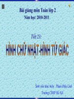 Tiết 23: hình chữ nhật,hình tam giác