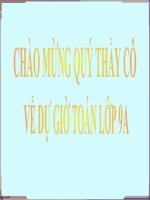 ôn tập chương I (Tiết 1)
