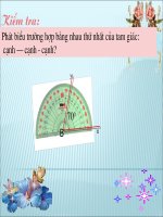 bai Trường hoẹp băng nhau thứ hai của tam giác