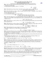 Bài tập tự luận quang học-dạng 1-thấu kính