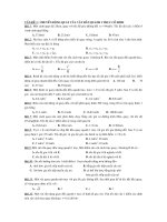 VẤN ĐỀ 1 - ĐỘNG LỰC HỌC VẬT RẮN