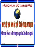 Tich hop giao duc moi truong - Kiem tra GDMT