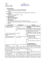 TIẾT 4, BÀI 4: ĐỘT BIẾN GEN