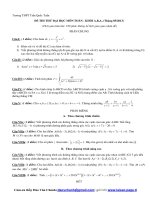 ĐỀ THI THỬ ĐẠI HỌC MÔN TOÁN - KHỐI A,B,A1 (Tháng 05/2013)