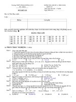 dề kiểm tra hệ số 1 chương 1