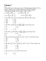 Trắc nghiệm Hình 10 Chuơng II