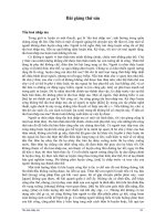 Bài giảng thứ sáu