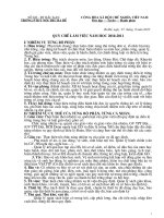 Quy chế làm việc của trường